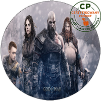 Opłatek waflowy na tort - God Of War