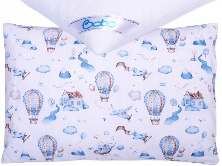 Poduszka poszewka 60x40 bawełna LOTNICZY PIKNIK zdjęcie 1