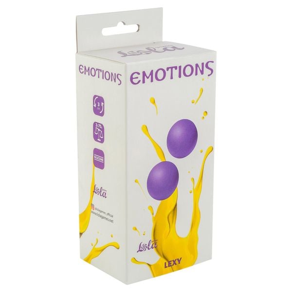 Vaginal Balls Without A Loop Emotions Lexy Large Purple zdjęcie 1