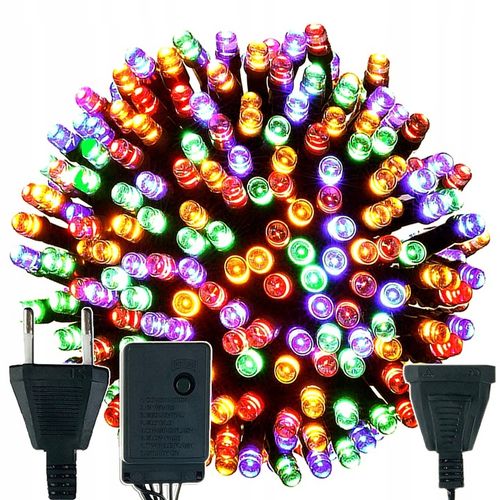 LAMPKI CHOINKOWE ŚWIATEŁKA 300LED WIELOKOLOROWE WEWNĘTRZNE ZEWNĘTRZNE na Arena.pl