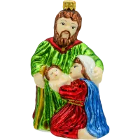 Bombka choinkowa szklana: Święta Rodzina