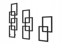 Grzejnik dekoracyjny MANTRA II 740x450 CZARNY MAT