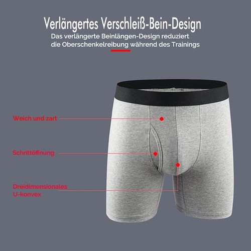 Bokserki męskie bawełniane zestaw 5 sztuk majtki długie oddychające S na Arena.pl