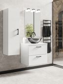 ZESTAW MEBLI ŁAZIENKOWYCH LUNA 80 + SŁUPEK (W2) + EC