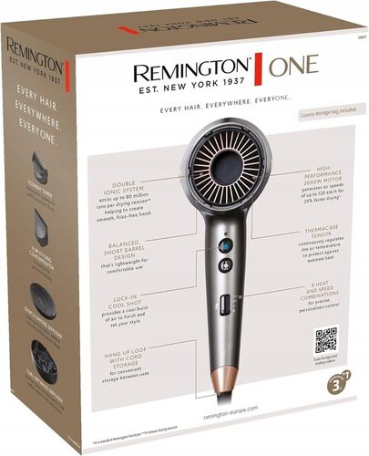SUSZARKA REMINGTON D6077 4 NAKŁADKI 2000W na Arena.pl