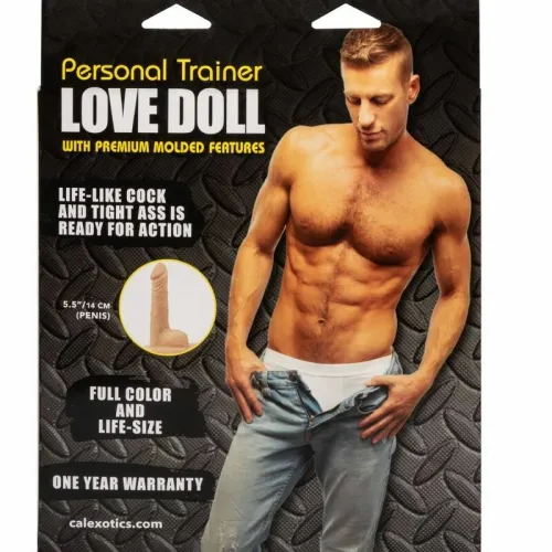 calexotics personal trainer doll - nadmuchiwana postać, 14 cm, pvc na Arena.pl