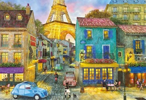 Puzzle Ulice Paryża 1500 el. na Arena.pl