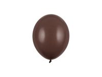 Balony pastelowe brązowe strong, 12 cm 100 szt.