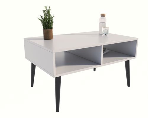 Stolik kawowy Isla biało/czarny na Arena.pl