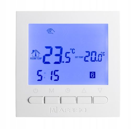 STEROWNIK REGULATOR TEMPERATURY PRZEWODOWY TERMOSTAT TYGODNIOWY AFRISO 230V na Arena.pl