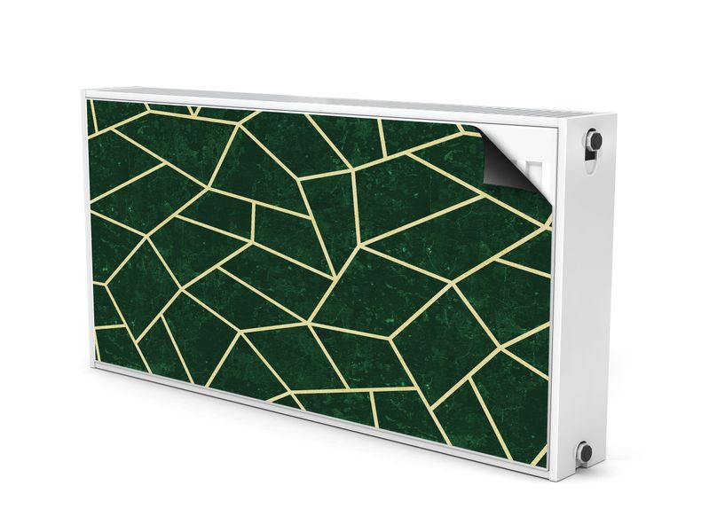 Mata Magnetyczna Zielony MARMUR Wzór Geometryczny Abstrakcja 110cm x 60cm zdjęcie 2