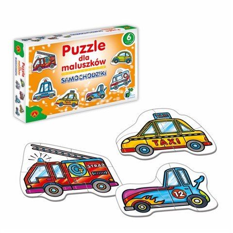 Puzzle dla Maluszków - Samochodziki na Arena.pl