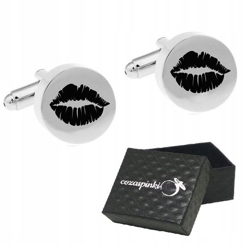 Spinki do mankietów TWÓJ TEKST TWOJA GRAFIKA ślub na Arena.pl