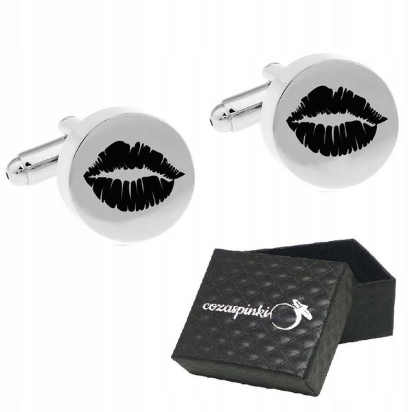 Spinki do mankietów TWÓJ TEKST TWOJA GRAFIKA ślub zdjęcie 3