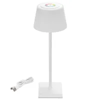 Akumulatorowa lampa biurkowa 4W RGB+CCT z dotykowym ściemnianiem i ładowaniem USB