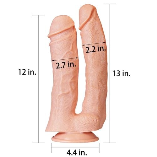 12'' realistic mega double dildo na Arena.pl