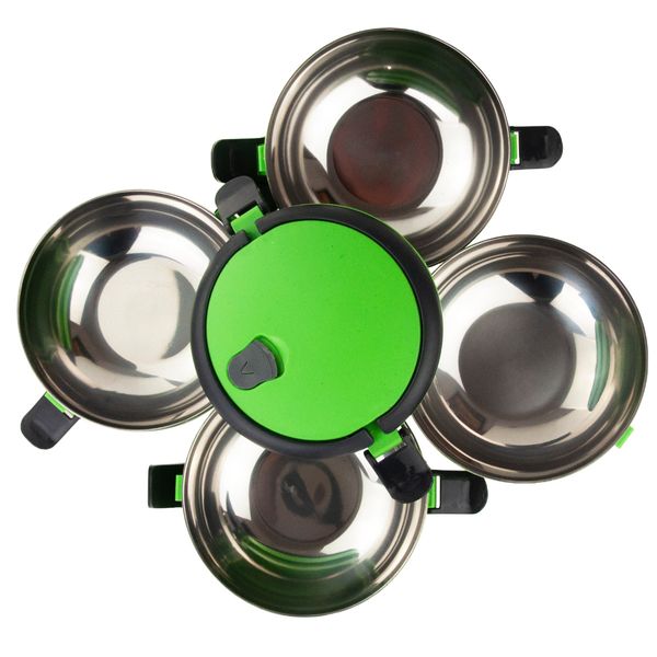 POJEMNIK NA ŻYWNOŚĆ MENAŻKA OBIADOWY LUNCH BOX 4 czesci 2,8L Termos zdjęcie 8