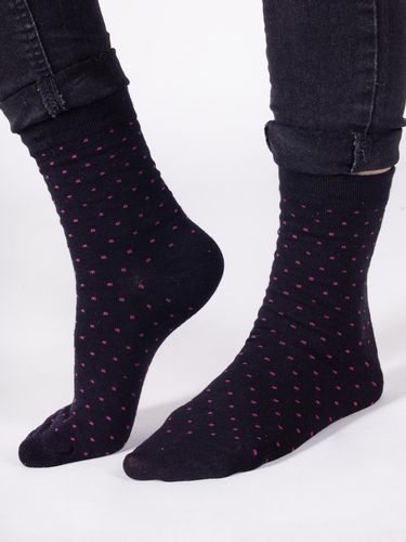 Skarpety bawełniane dziewczęce kropeczki 6PAK 23-26 YOCLUB na Arena.pl
