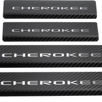 Listwa progowa JEEP CHEROKEE MK5 KL Stal nierdzewna 304 carbon 4szt
