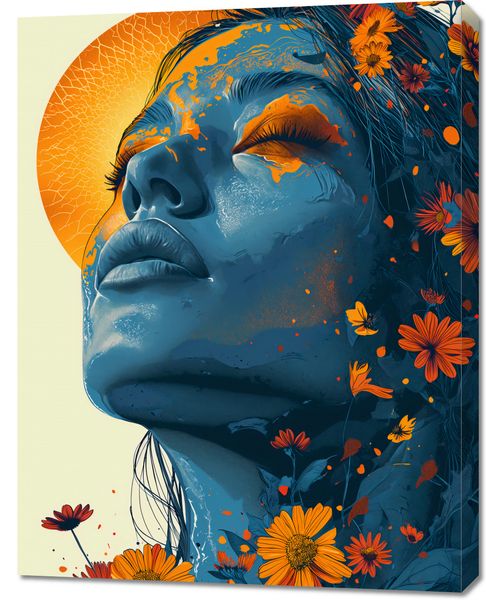 Obraz 70x90cm Deszcz Słoneczny zdjęcie 1