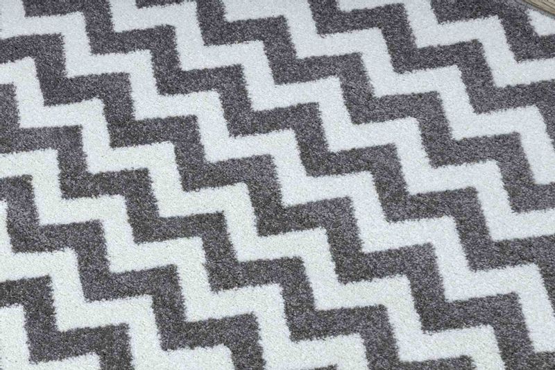 RUG/LU/ESMESA/ZIGZAK/GREY+WHITE/80x150 zdjęcie 3