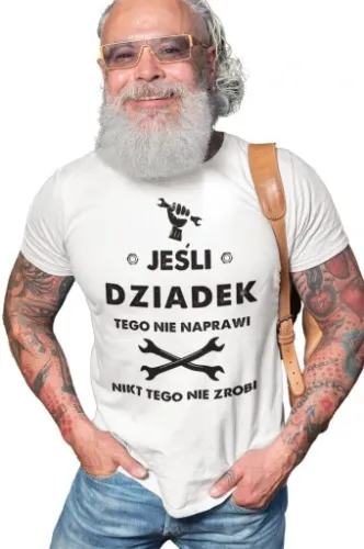 KOSZULKA DLA DZIADKA NA DZIEŃ BABCI I DZIADKA ORYGINALNY PREZENT na Arena.pl