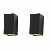 ZMH kinkiet 2x LAMPA ŚCIENNA ZEWNĘTRZNA LED ELEWACYJNA GÓRA-DÓŁ IP65 3000K