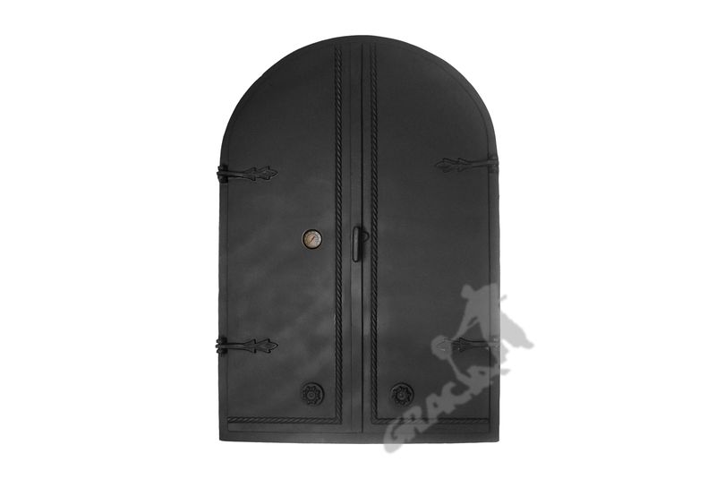 DRZWI A8 - 115X78 CM + TERMOMETR 0-500°C ŻELIWNE DO WĘDZARNI CHLEBOWE zdjęcie 1