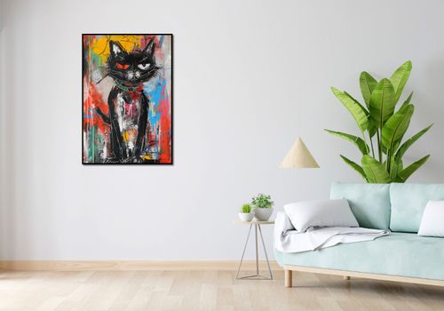 Plakat 68x98cm Gburowaty Kiciak na Arena.pl