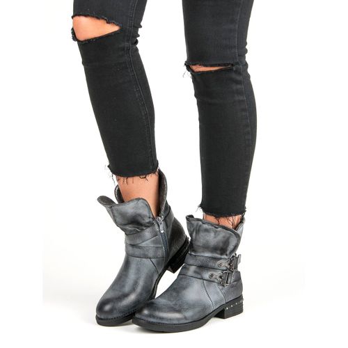 Niebieskie Botki Workery r.39 na Arena.pl