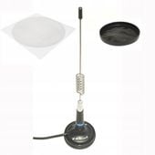 antena CB magnesowa MIDLAND LC29 + GUMA * 3dB 33cm + naklejka ochronna