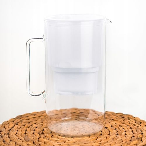 Dzbanek filtrujący Wessper D2 Borosilicate 3 l biały + filtr na Arena.pl