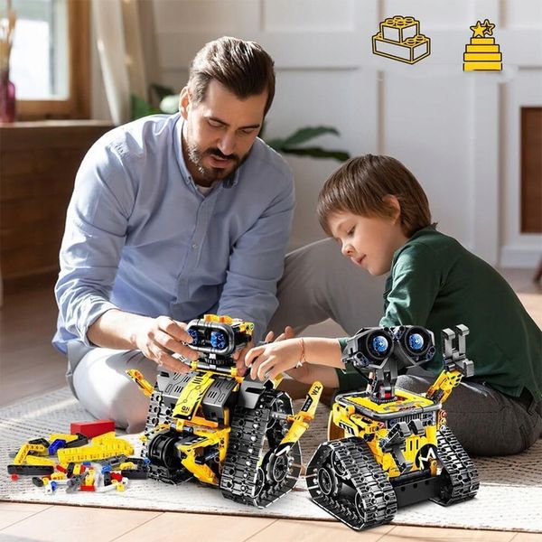 FIGURKA ROBOT WALL E 520 szt KLOCKI - 3w1 PROGRAMOWALNY RC ROBOT zdjęcie 9