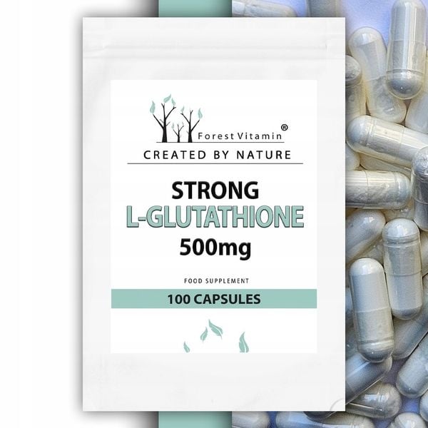 FOREST L-GLUTATION 500mg ZREDUKOWANY MOCNY 100kaps zdjęcie 1