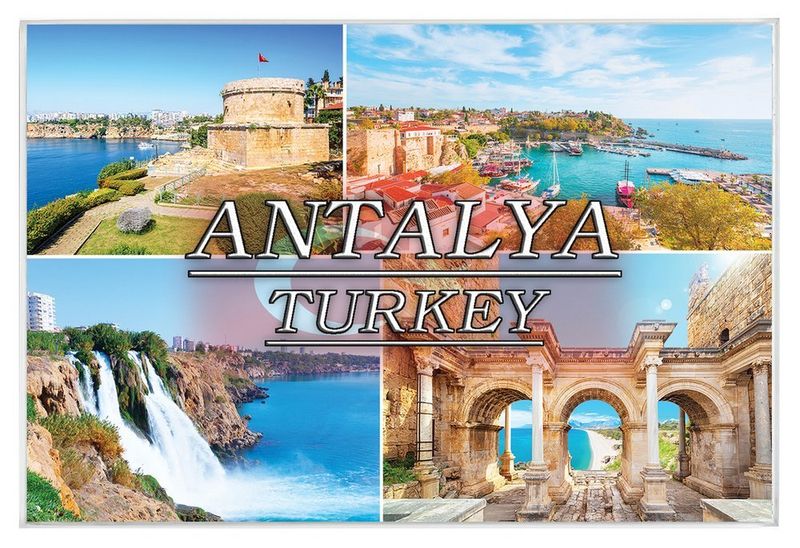 Antalya - magnes szklany zdjęcie 1