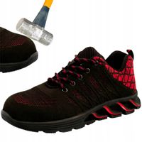 Buty robocze męskie PÓŁBUTY ROBOCZE z METALOWYM NOSKIEM oddychające na LATO