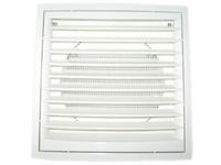 kratka z siatką kr 150mm biała - wd-007-0156