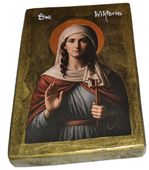 Ikona Święta Wiktoria wzywa się ją o modlitwę o deszcz