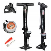 STACJONARNA POMPKA ROWEROWA Z MANOMETREM PODŁOGOWA