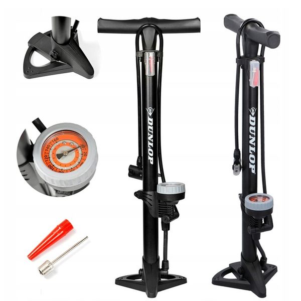 STACJONARNA POMPKA ROWEROWA Z MANOMETREM PODŁOGOWA zdjęcie 1