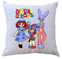 Poduszka z wkładem The Amazing Digital Circus - Niesamowity cyfrowy cyrk