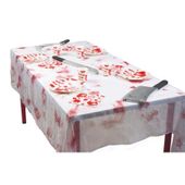 obrus plastikowy krwawe ślady 150x180cm halloween