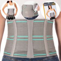 PAS BRZUSZNY GORSET PRZEPUKLINA WYSZCZUPLAJĄCY WSPARCIE BRZUCHA TALII