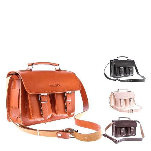 Stylowa torba kuferek KEMER VOOC Vintage P30 czarny zdjęcie 5