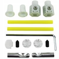 Zestaw mocowań ukrytego montażu do misek WC i bidetów wiszących - KOMPLET