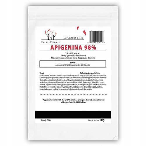 APIGENINA 10g APIGENIN CZYSTA 98% ZDROWIE MOCNA na Arena.pl