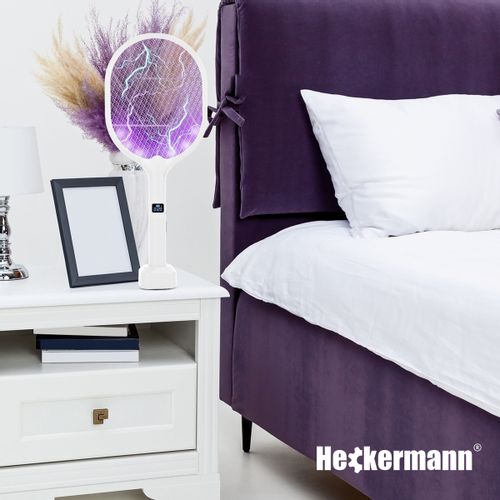 Elektryczna Packa Na Owady Heckermann Wd-957 Biała na Arena.pl