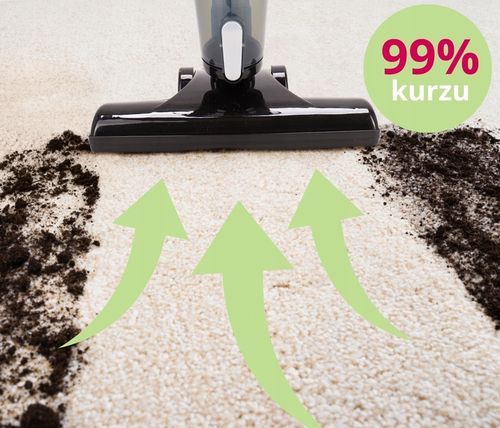 ODKURZACZ 2-w-1 RĘCZNY PIONOWY lekki MOCNY AKCESORIA filtr HEPA KAMILLE na Arena.pl