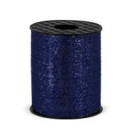 Wstążka plastikowa holograficzna czarna 225m