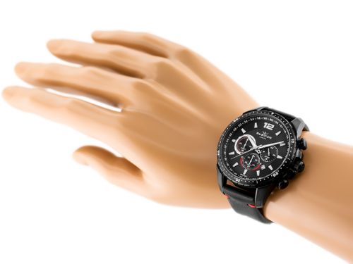 RUBICON RNCD98 - CHRONOGRAF (zr095a) black na Arena.pl